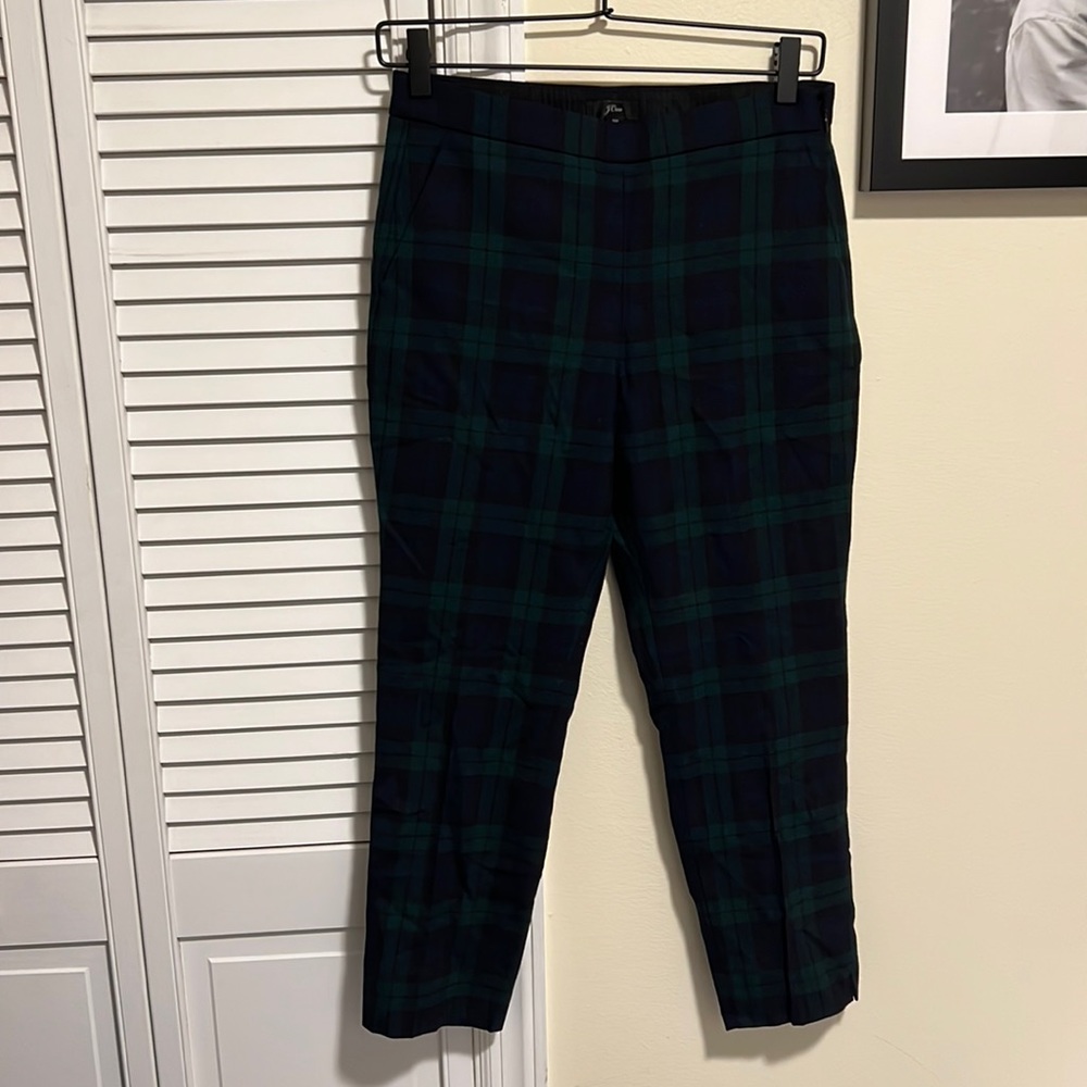 J.Crew Plaid Skinny Trouser